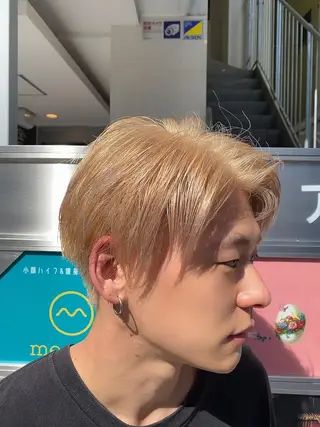 ショート メンズ L'wis　比佐野 大地のヘアスタイル