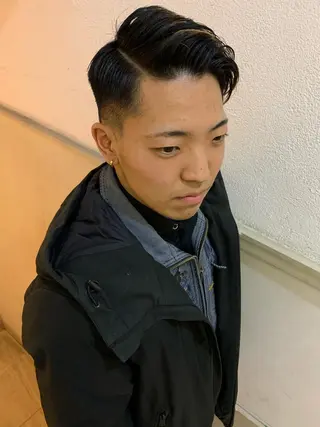 ショート メンズ 田中 千恩のヘアスタイル