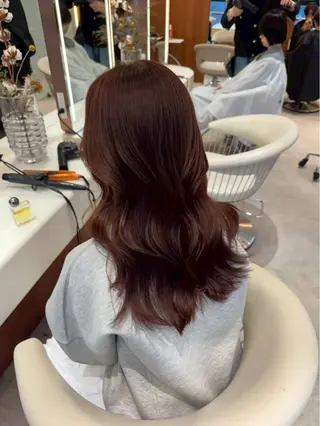 ロング カラー 渋谷／トレンドヘア 蓮のヘアスタイル