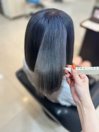 ミディアム カラー 🍒 SANA🍒のヘアスタイル