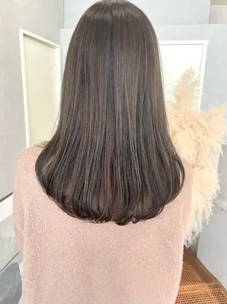 ミディアム カラー はるか 💐 お悩み改善美容師のヘアスタイル
