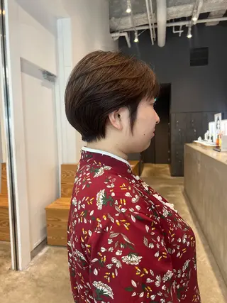 ショート 盛れるレイヤー🧡 飯田亘貴のヘアスタイル