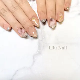 ネイル モチの良さ◉ フィルインネイル♡のネイルデザイン