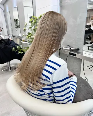ロング カラー 樫原裕二/似合わせ カット/透明感カラーのヘアスタイル