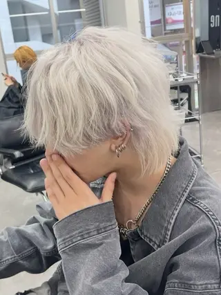 カラー メンズ 佐々木 哲太のヘアスタイル