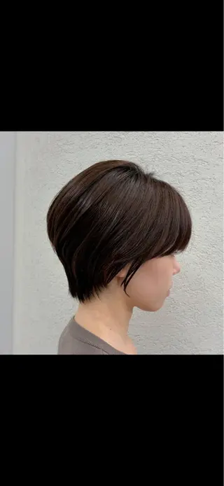 ショート 似合わせカット ショートボブ🦋廣瀬のヘアスタイル