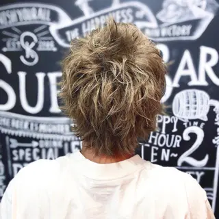 ショート カラー メンズ 加藤 琢也のヘアスタイル