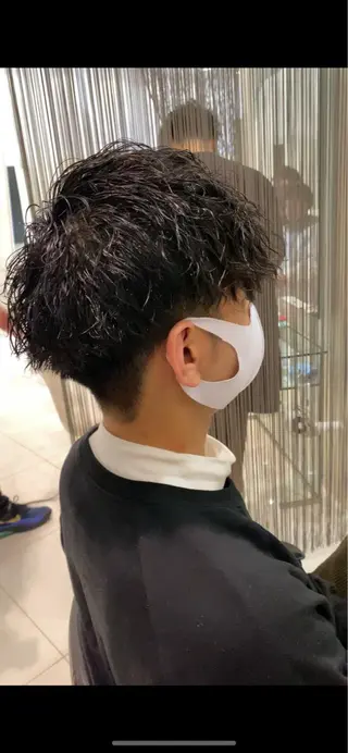 パーマ メンズ 【育休中】EARTH 荒井店HARUNAのヘアスタイル