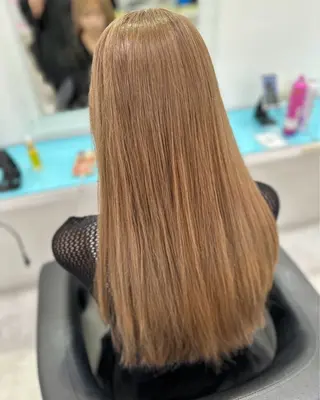 ロング カラー ヘアアレンジ 🦋艶出しワンカラー 🦋MASAKIのヘアスタイル