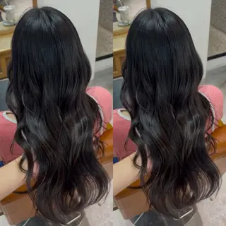 ロング カラー なんば、心斎橋🍓 ハイトーンnicoのヘアスタイル