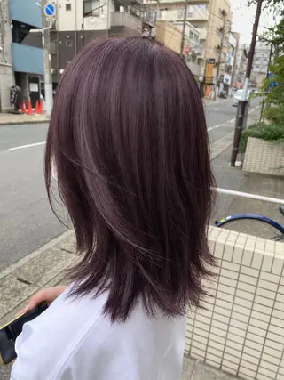 ミディアム カラー 野呂 隼人のヘアスタイル