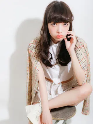 セミロング ロング カラー パーマ ヘアアレンジ 🌈髪質改善🉐割✨ 🌻“ever”🌻のヘアスタイル