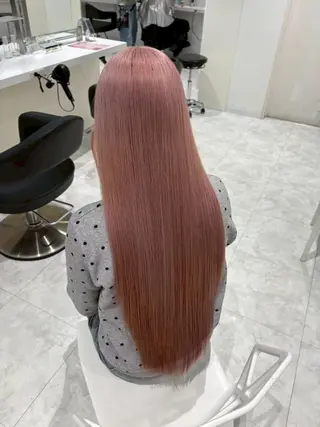 カラー 夏のハイトーン🌟 韓国風ブリーチカラーのヘアスタイル