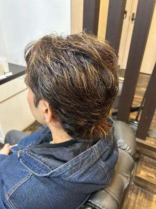 ミディアム カラー メンズ RYOMA (リョーマ)のヘアスタイル
