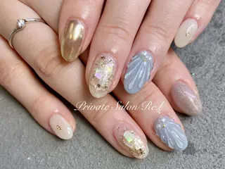 ネイル モチの良さ◉ フィルインネイル♡のネイルデザイン