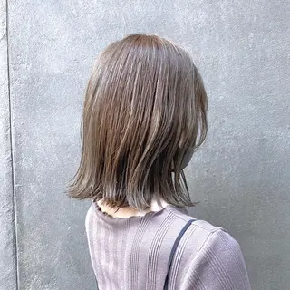 ミディアム カラー ヘアアレンジ 【ダメージレス施術】 【透明感】北村 拓也のヘアスタイル