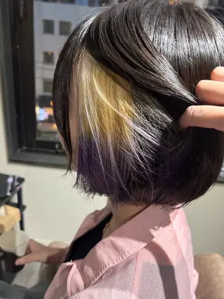 ミディアム カラー 23日空き◎髪質改善 misatoのヘアスタイル