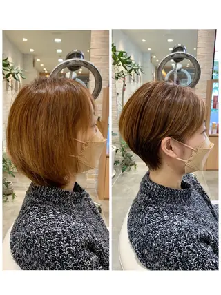 ショート 中尾 文哉のヘアスタイル