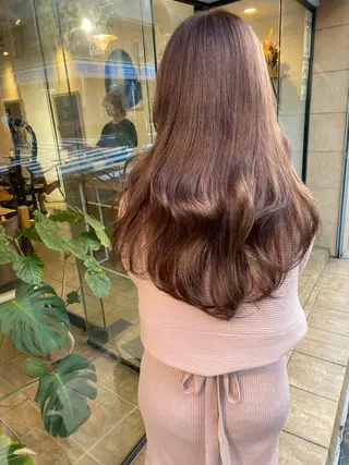 ロング カラー 上品韓国ヘア レイヤー/ayaのヘアスタイル