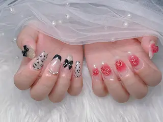ロング カラー Bling Salonのネイルデザイン