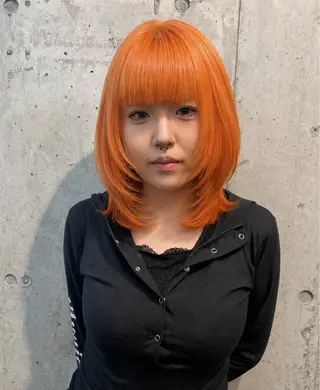 ミディアム カラー [lani ] konatsuのヘアスタイル