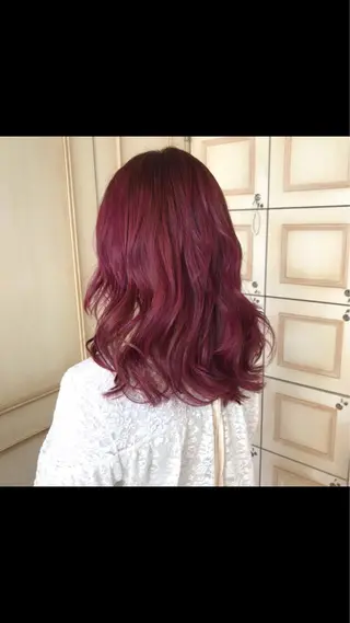 ミディアム カラー ヘアアレンジ ナチュラル艶ヘア 🌸内田彩香のヘアスタイル