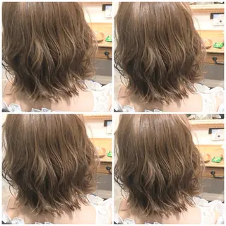 カラー ヘアアレンジ 柔らか垢抜けｶﾗｰと ｶｯﾄ🫧ASUKAのヘアスタイル