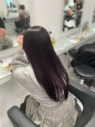 ロング ブリーチありなし× 淡色🎀𝑼𝑻𝑨のヘアスタイル