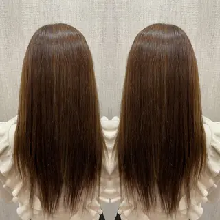 セミロング 店長✨レイヤー✖️ 髪質改善✖️韓国ヘアのヘアスタイル