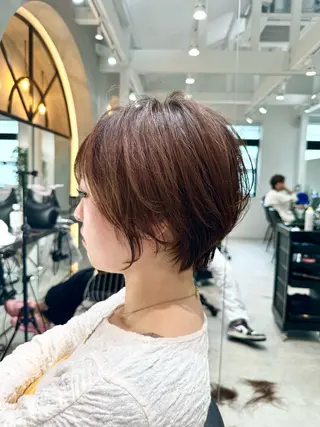 ショート 縮毛矯正/レイヤー taiga🧡のヘアスタイル