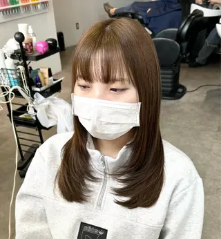 セミロング 中村 魁登のヘアスタイル