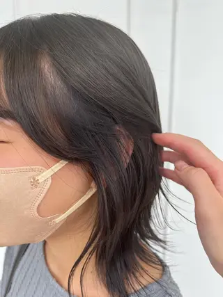 ミディアム カラー RuLaN AMIのヘアスタイル