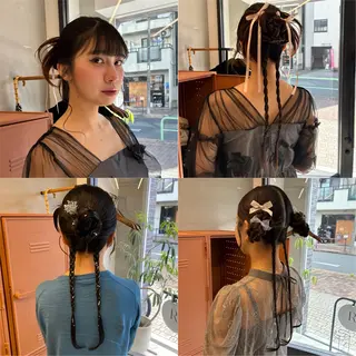 ロング ヘアセット｜ 金山｜ｋａｎａのヘアスタイル