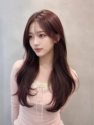 カラー 韓国ヘア｜艶カラー｜ ヘアアレンジ｜yuiのヘアスタイル