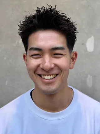 ショート パーマ 森長 マコトのヘアスタイル