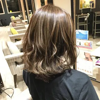 ミディアム カラー 城領 直輝のヘアスタイル