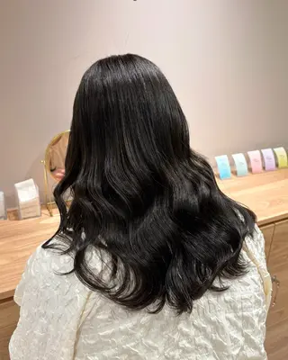 セミロング カラー yuka/ ヘアセットのヘアスタイル