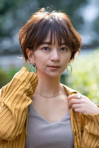 ショート カラー 🉐レイヤー/塩見 弘樹🉐渋谷のヘアスタイル