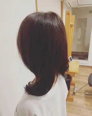 ミディアム カラー 狩野 龍二のヘアスタイル