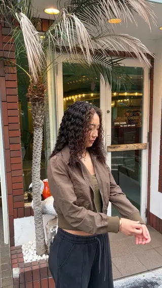 パーマ 水野 明羽のヘアスタイル