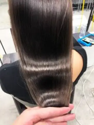 セミロング ✨髪質改善カラー✨ 赤味除去カラー／理久のヘアスタイル