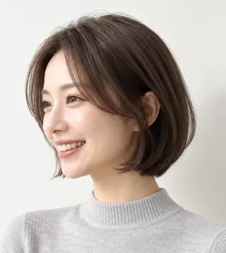 ミディアム au美容室 栄矢場町のヘアスタイル