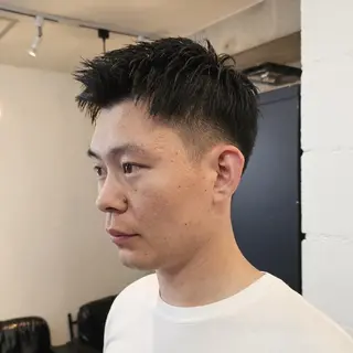 ショート メンズ 安田 大輔のヘアスタイル