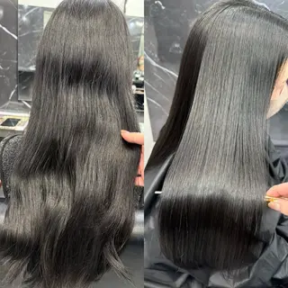 ロング 大西 魁知のヘアスタイル