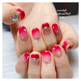 ミディアム ネイル 🐾enen style 🐾のネイルデザイン