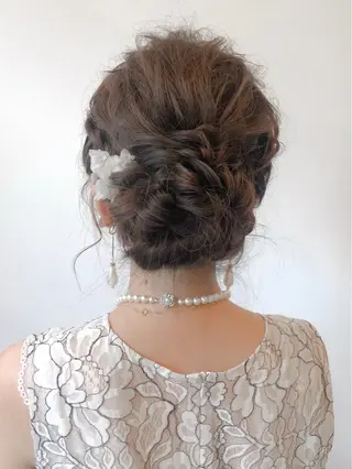 セミロング ヘアアレンジ ダメージレスサロン✨ kayo🌱のヘアスタイル