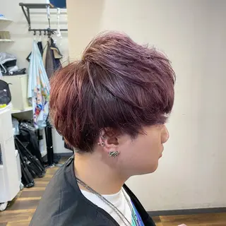カラー メンズ 堀 広夢のヘアスタイル