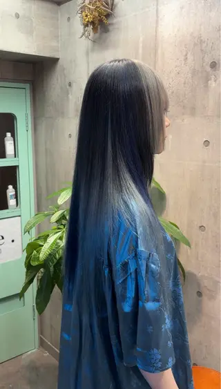 ロング ハイトーン/メンズ/ ウルフ特化 小松のヘアスタイル