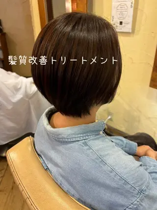 ショート 大鹿 数馬のヘアスタイル