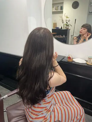 ロング カラー 💖透明感カラー💖 美優のヘアスタイル